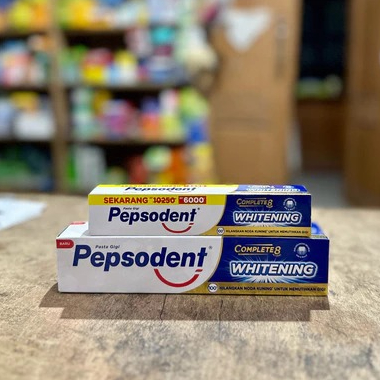 Pepsodent Complete 8 Whitening 65gram - Pepsodent Pasta Gigi Complete 8 Whitening 65gr - Odol Pepsod