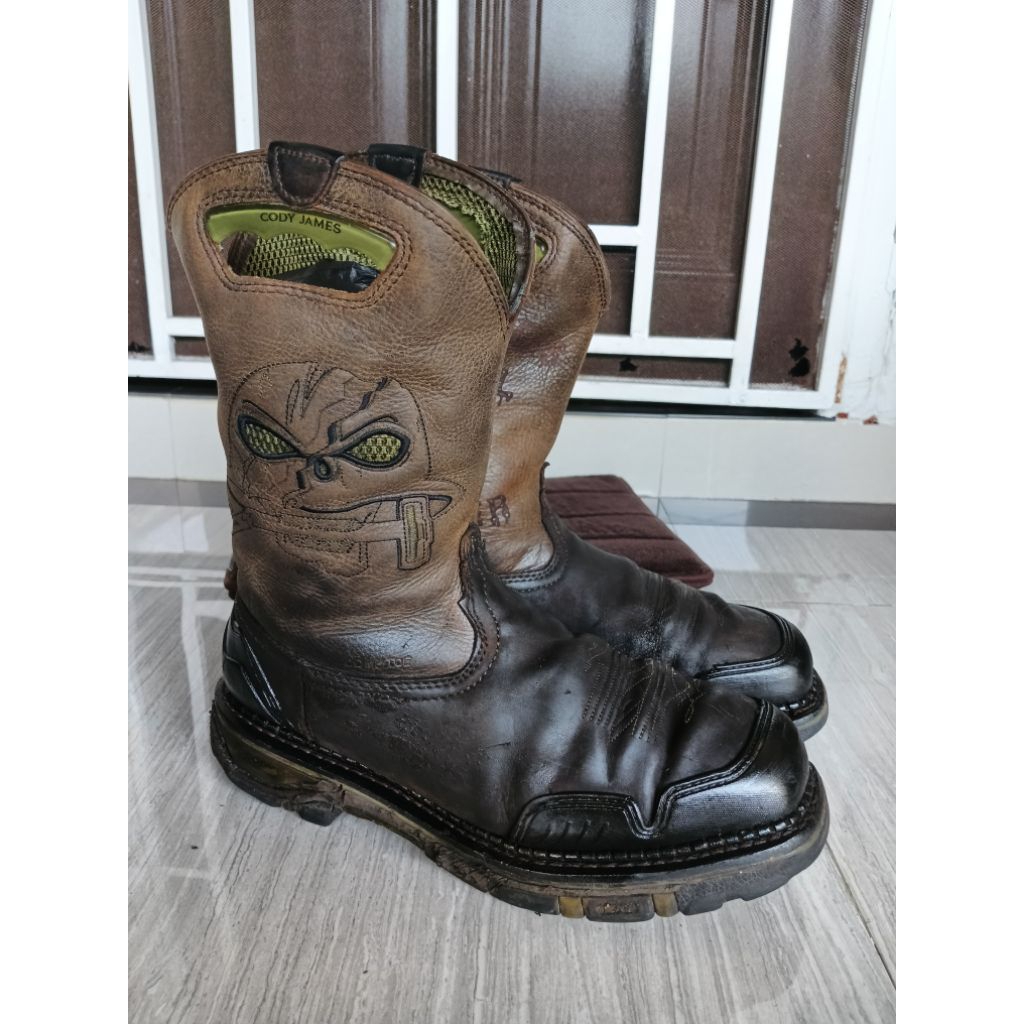 CODY JAMES Steel toe safety high boot Size 47 Insol 30-31 Cm