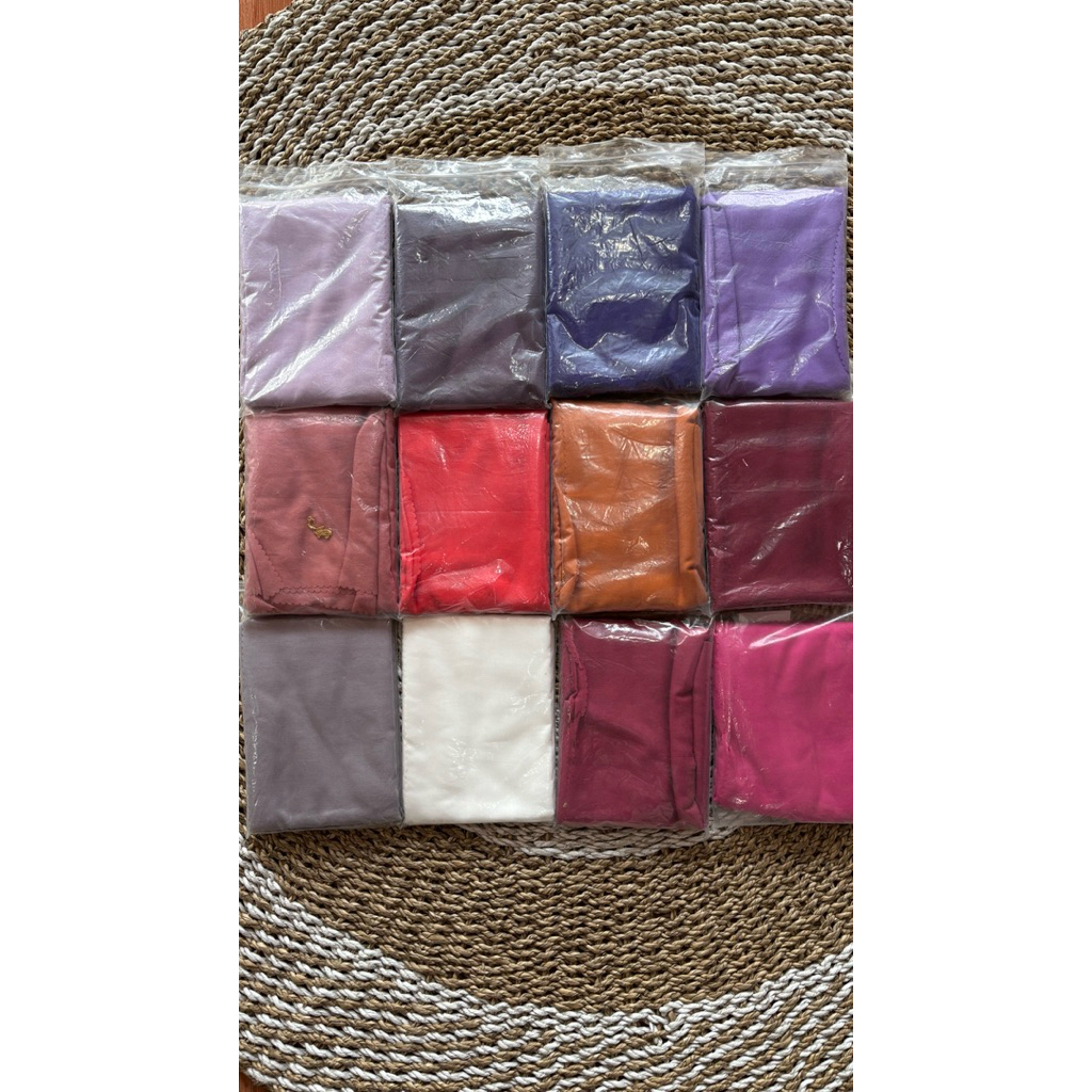 Mylady hijab polos laser cut