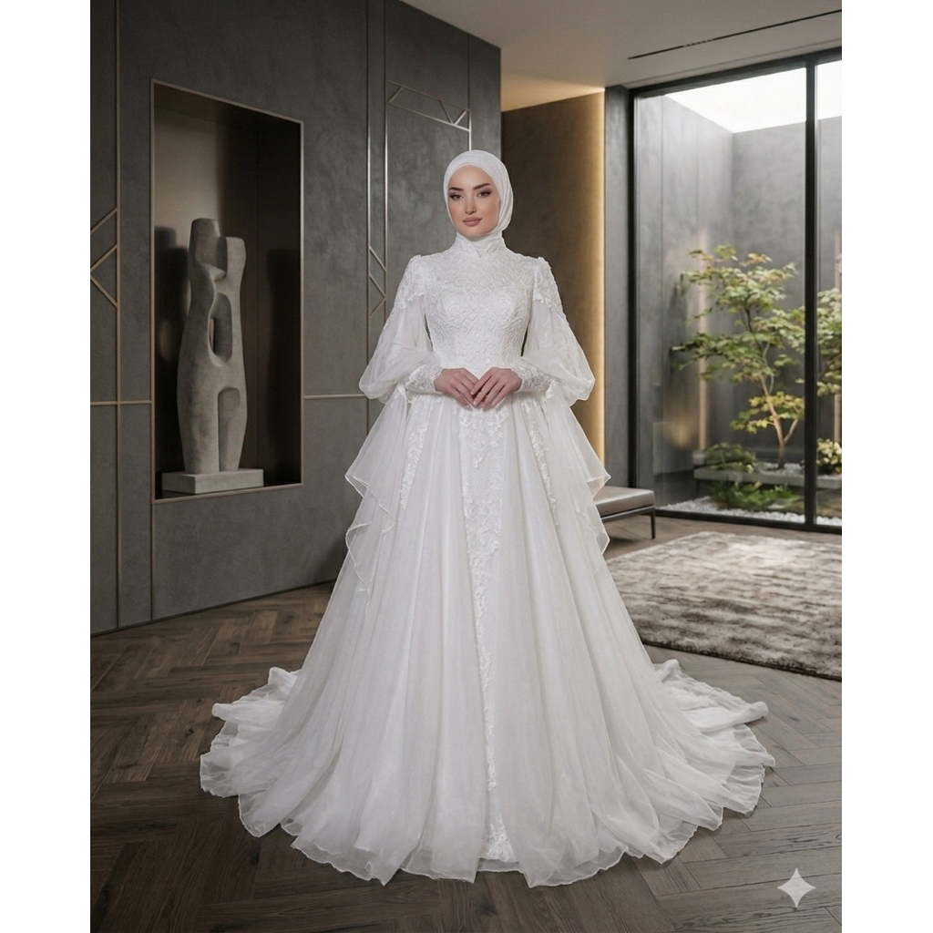 gaun pengantin malaysia melayu gaun akad gaun walimah wedding muslimah wedding dress turki gaun peng