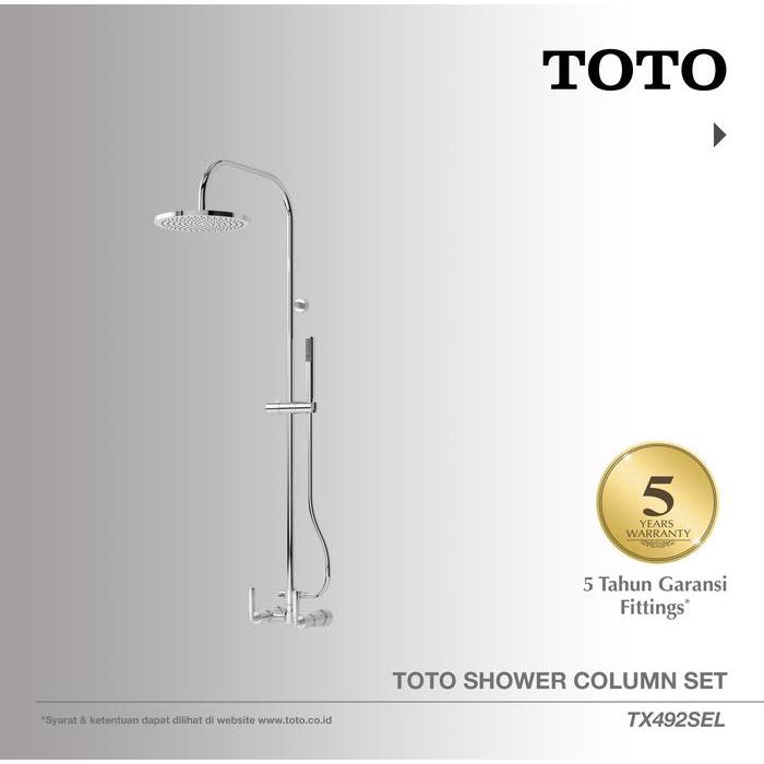 TOTO Column Set TX492SEL | Shower Column - Shower Tiang