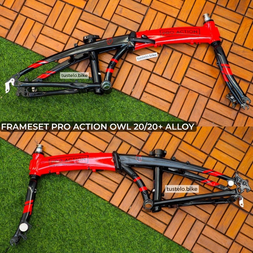 Frameset Seli 20/20+ Pro Action OWL Alloy Sepeda Lipat