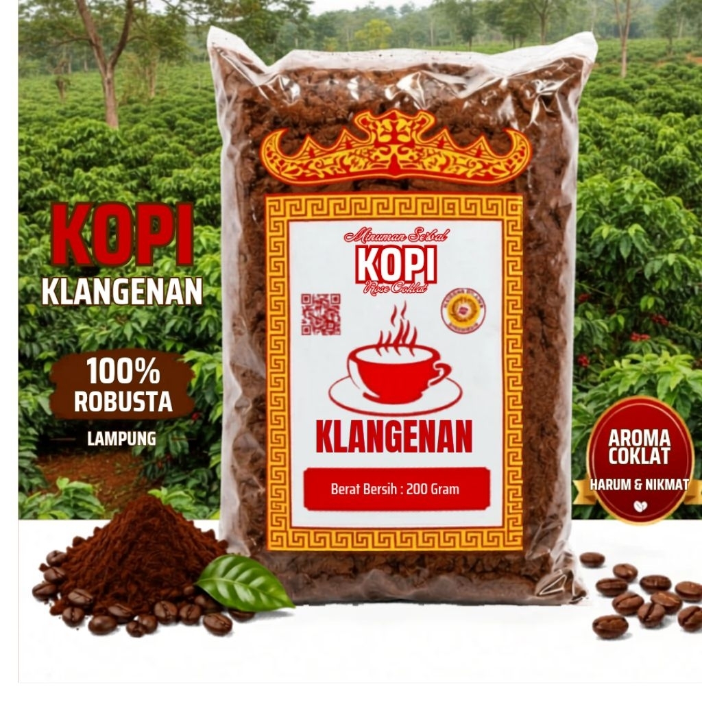 kopi robusta klangenan 1 kg asli lampung
