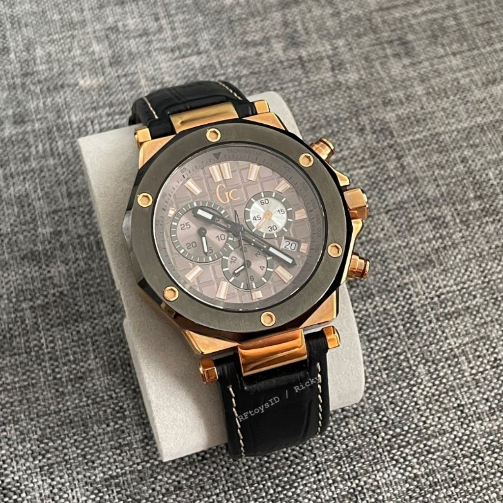 GC Watch Men X72024G5S Black Gold Original mulus