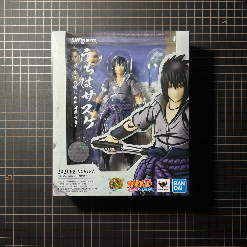 SHFiguarts Sasuke Uchiha Naruto - Bandai SHF 1/12 (BIB)