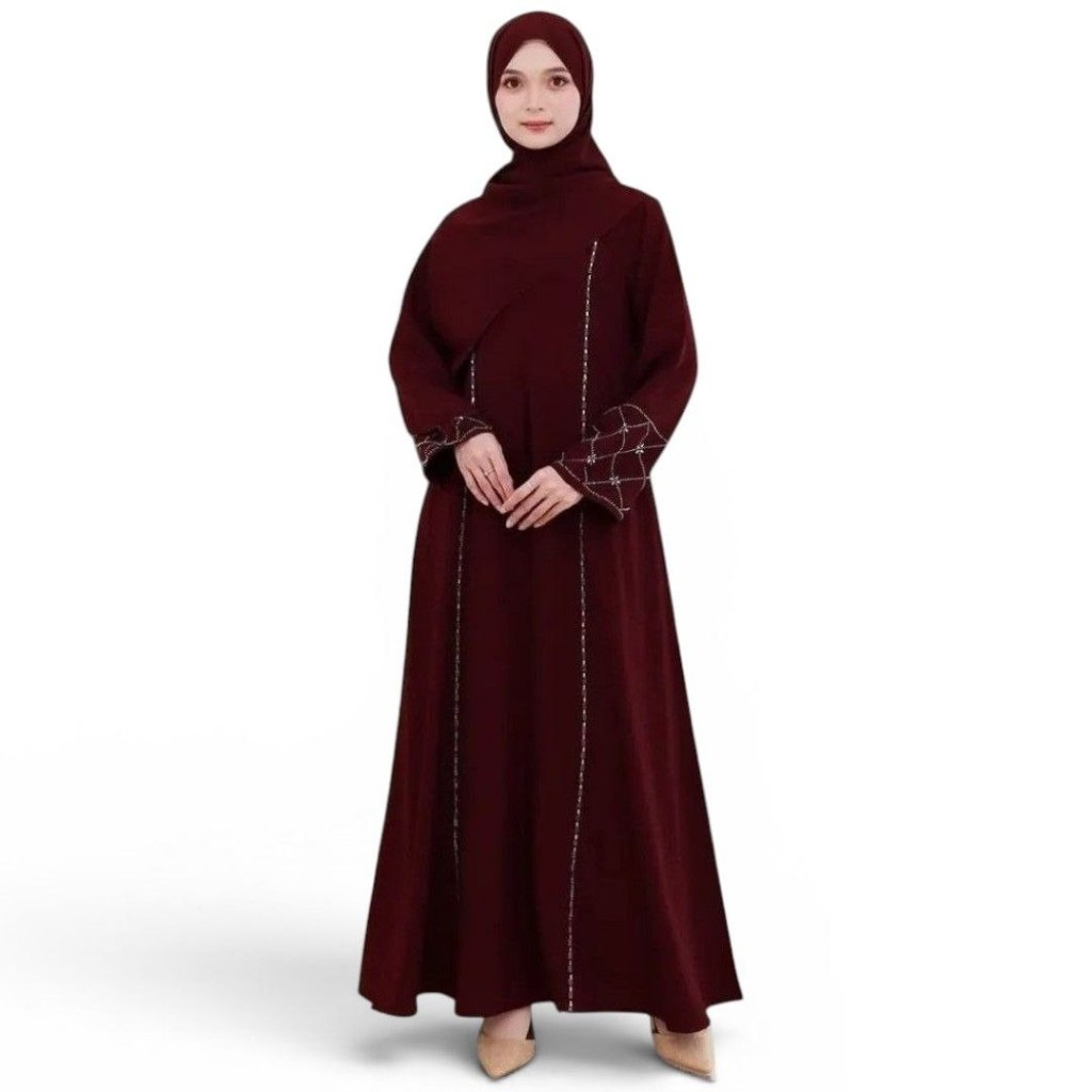 Gamis Abaya Wanita Terbaru 2026 Kalisa Abaya Muslimah Elegan Simple Premium Modern Kekinian Aplikasi
