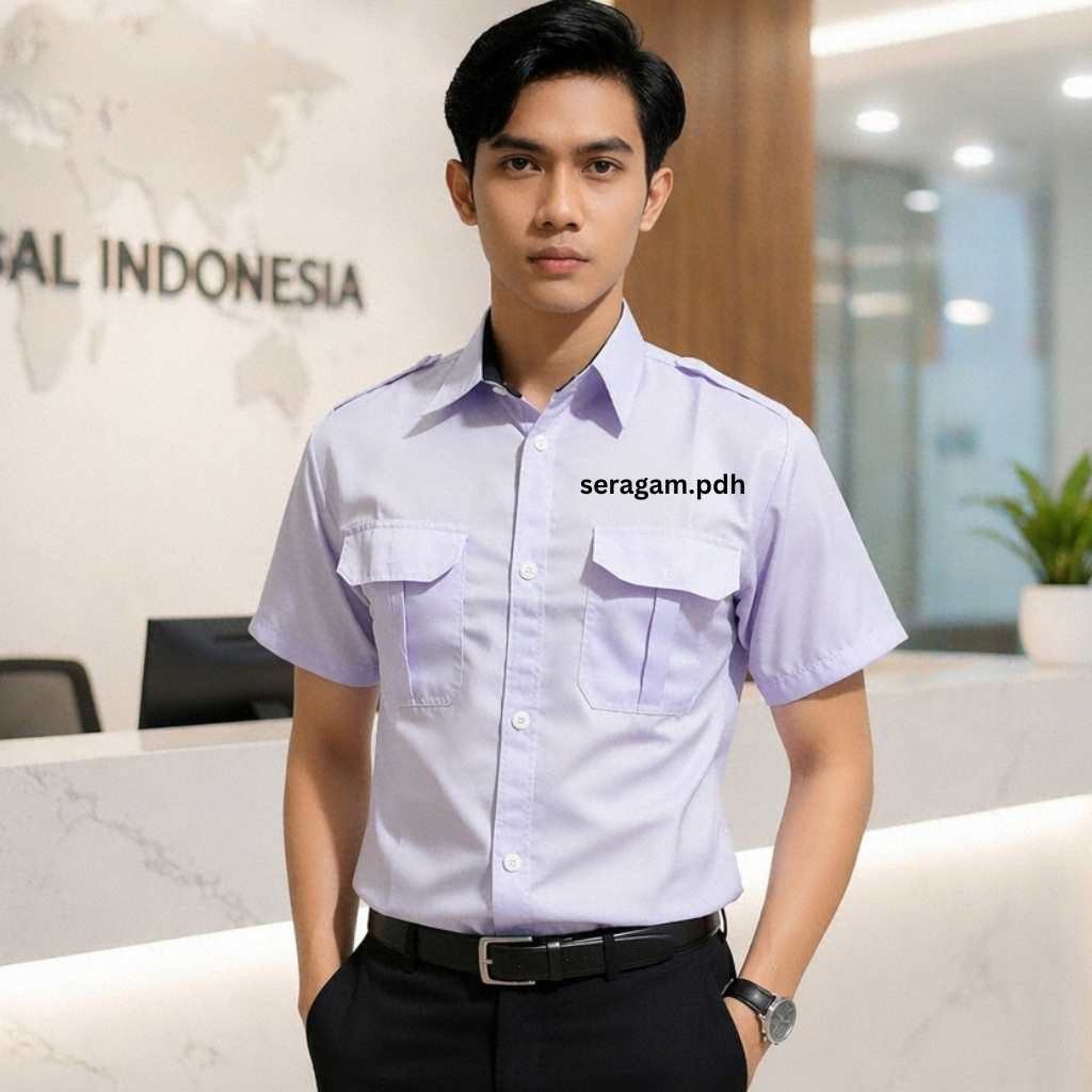 Baju Dinas Putih Pns Pria Baju Pdh Pria Putih Seragam Putih Pns Pria Baju Putih Atasan Pns Pria