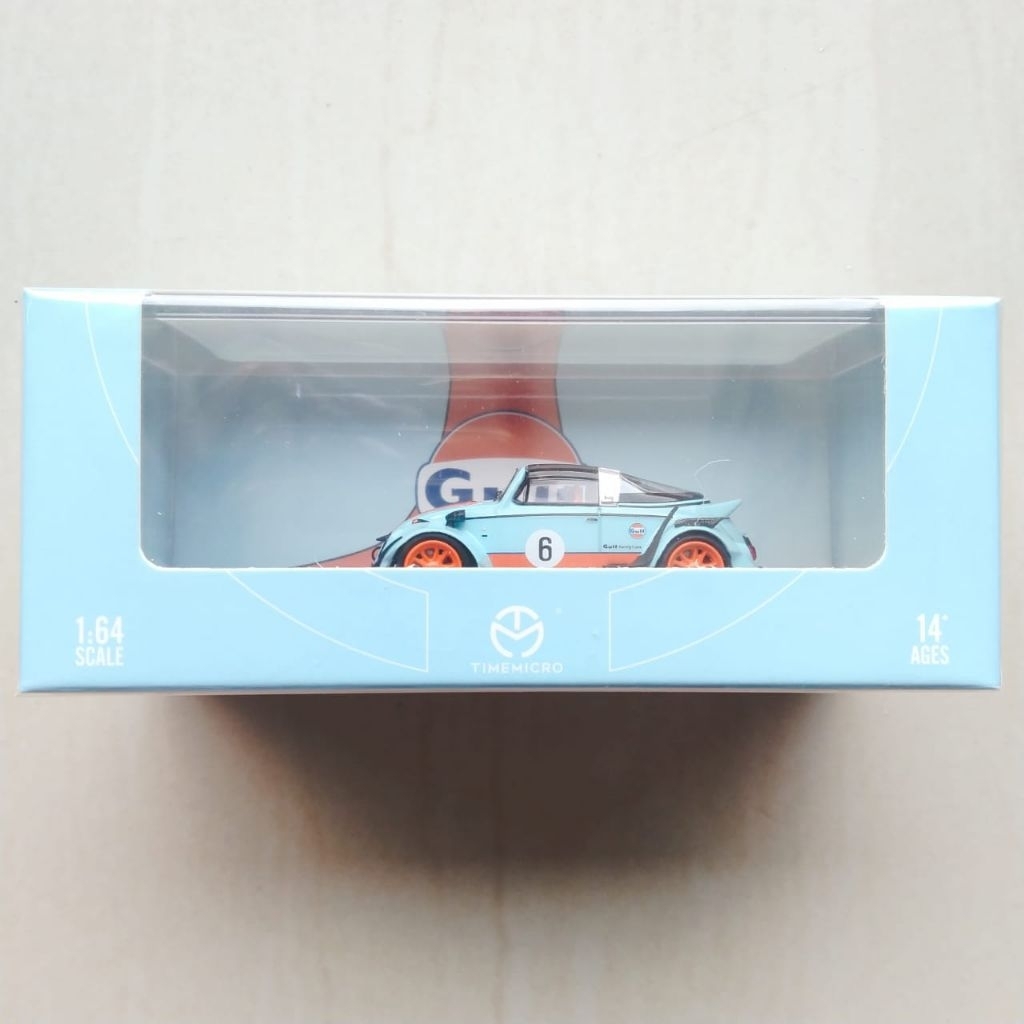 Time Micro Volkswagen Beetle Convertible RWB Gulf