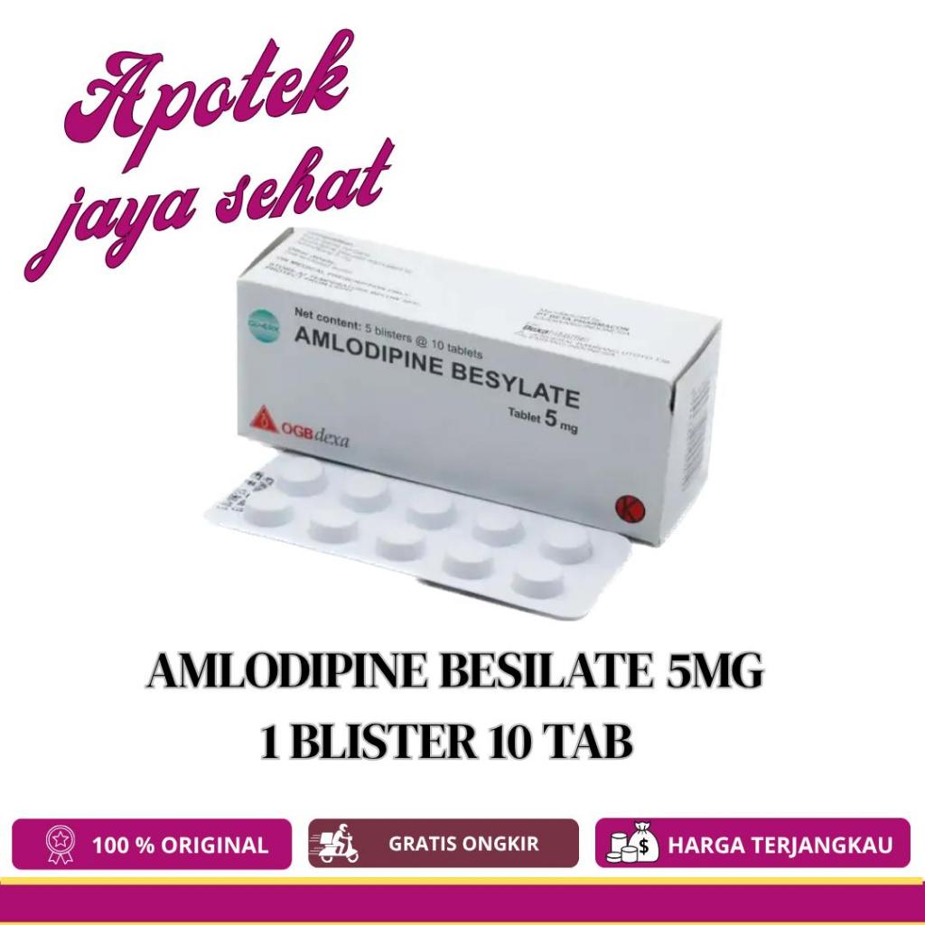 AMLODIPIN BESILATE GENERIK_01 5 MG 1 BLISTER @ 10 TABLET