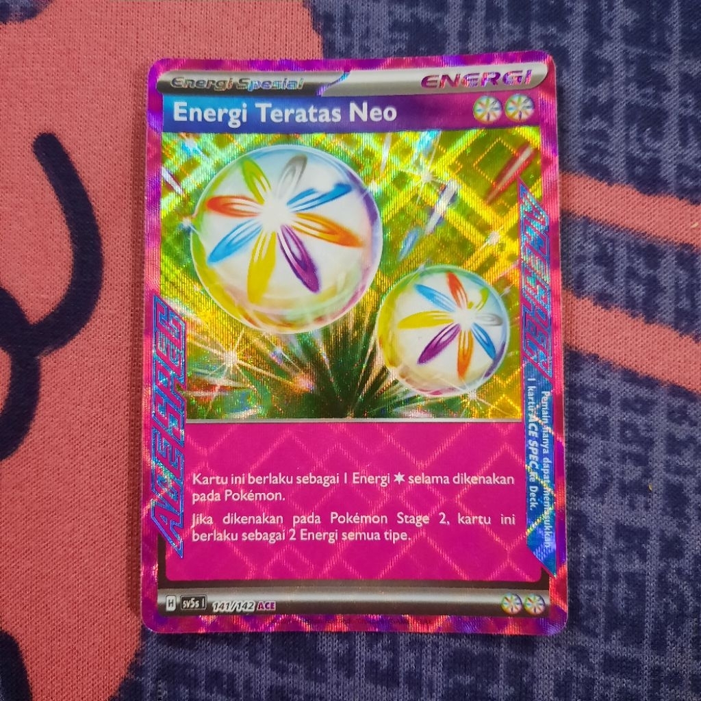 KARTU POKEMON ACE SPEC ENERGI TERATAS NEO TCG BAHASA INDONESIA