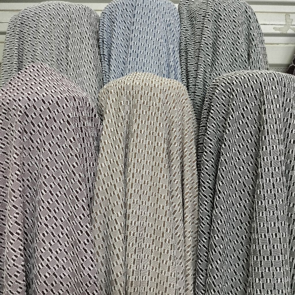 bahan kain Jacquard emboss premium/kain Jacquard timbul antik