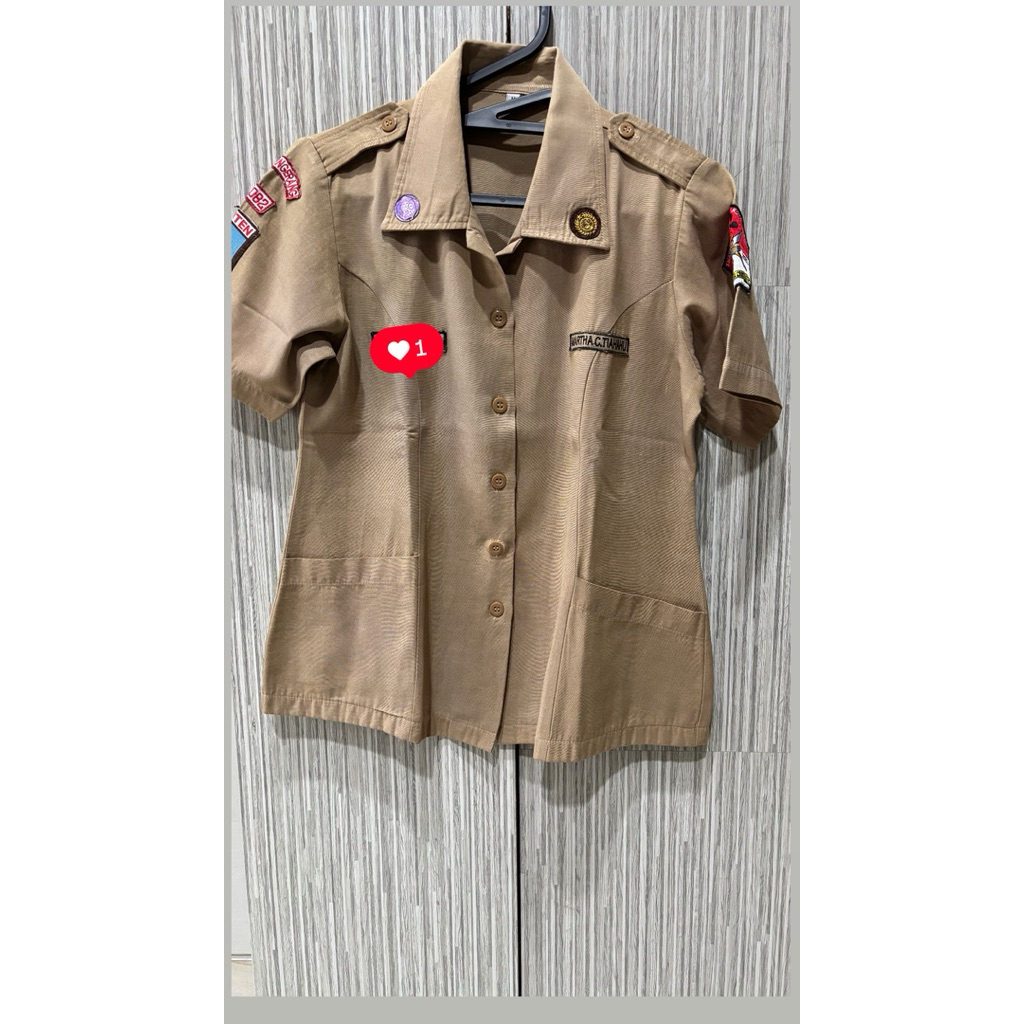 seragam SMA penabur putri sz M