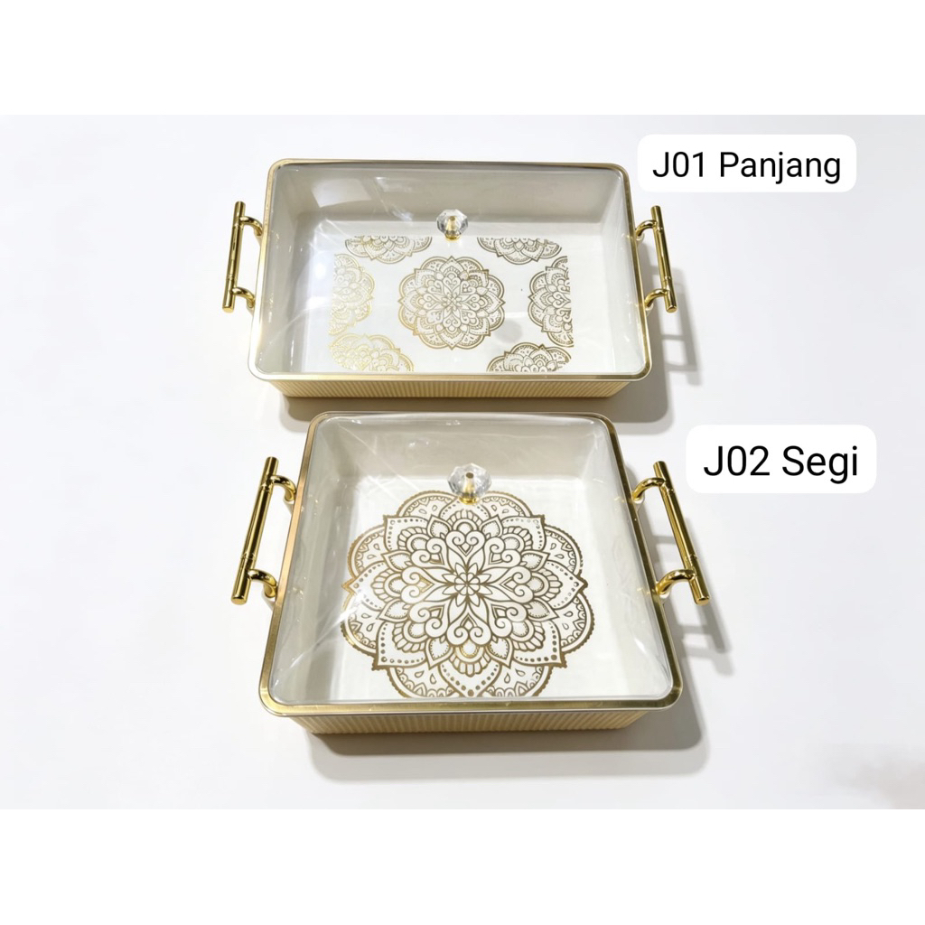 Wadah Kue Brownies / Pempek Sultan Gold J01 & J02