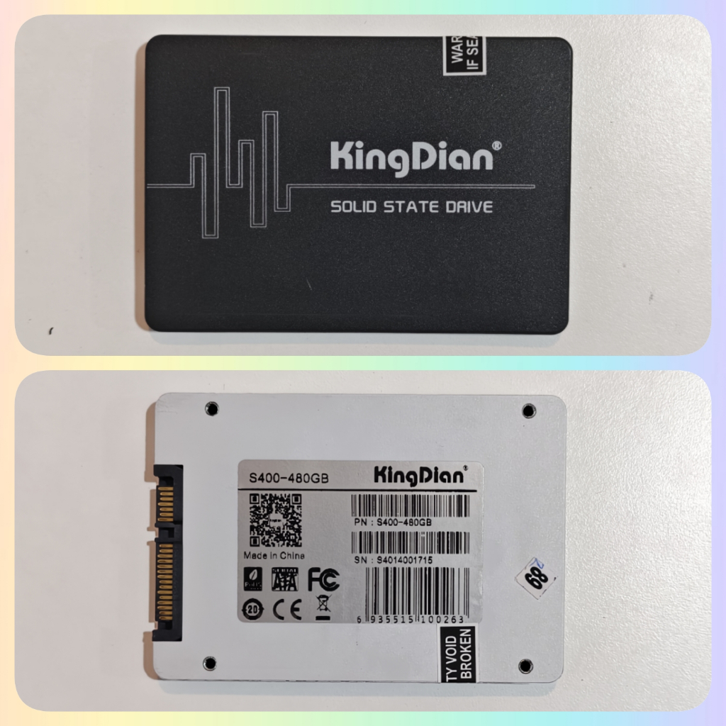 SSD KingDian 480 GB Sentinel 100% 480GB Second Bekas SATA Murah 500 512 SSD Bekas Second Seken Copot