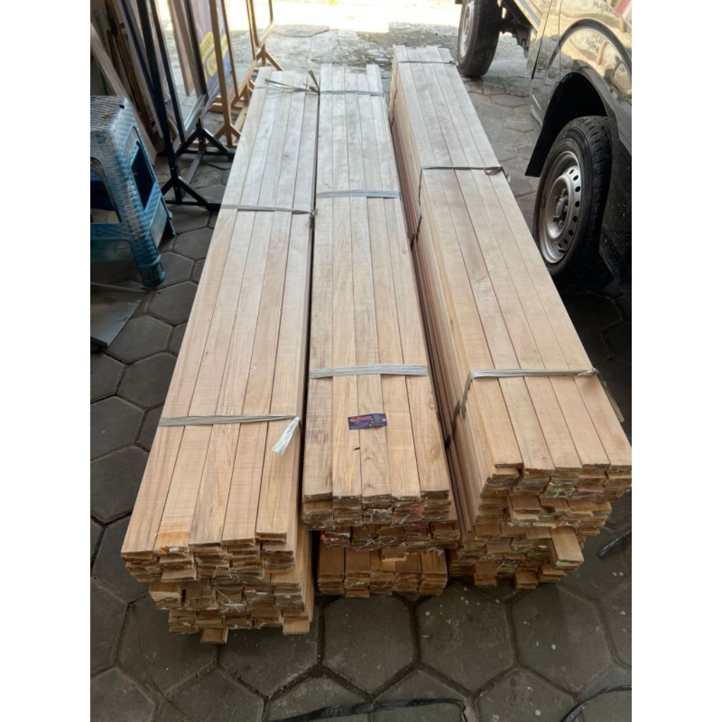 Kayu Damar batangan Bahan Bingkai 3D pigura mahar mendali Nampan seserahan