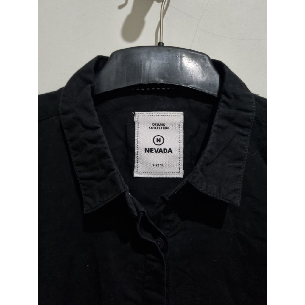 Kemeja Panjang Nevada Hitam