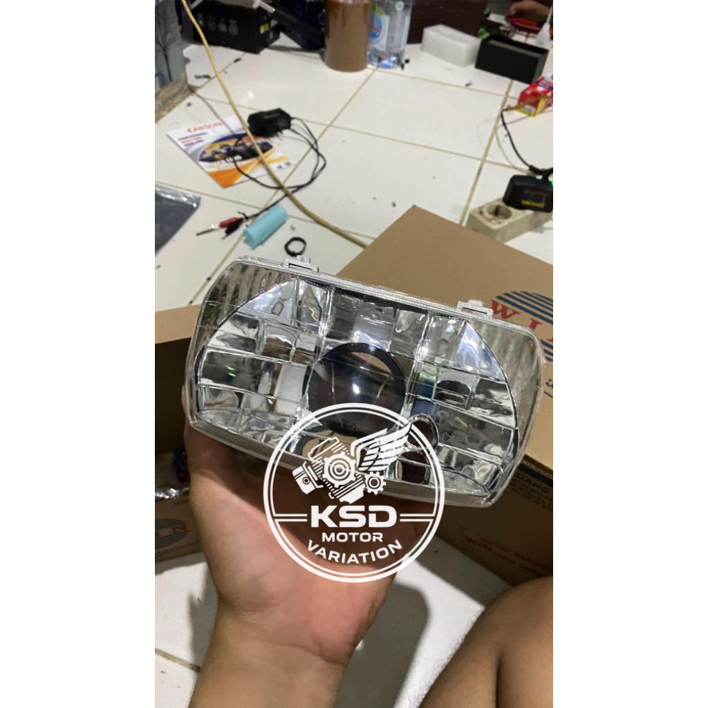 Reflektor Lampu H4 Legenda 2 Custom