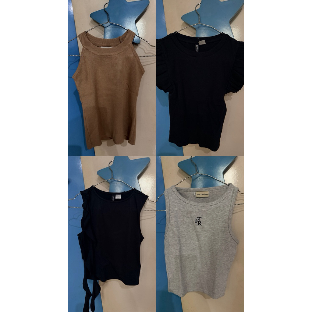 (preloved) tanktop brand & no brand