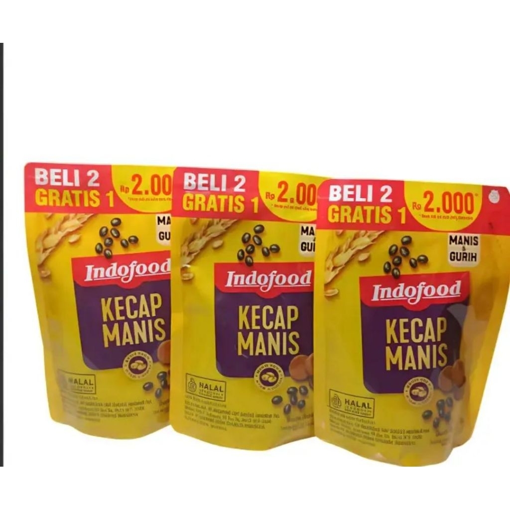 2pcs kecap manis indofood 2000
