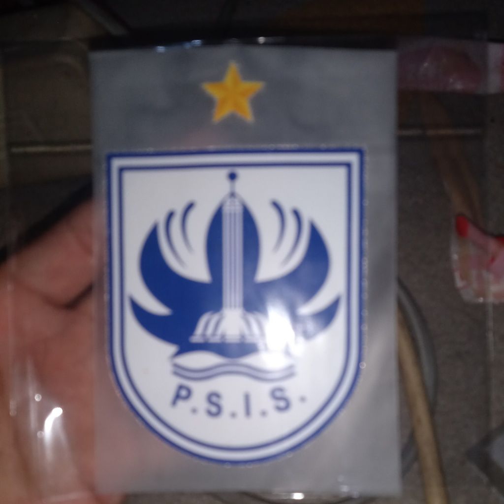 sablon setrika baju logo Persita Tangerang DTF