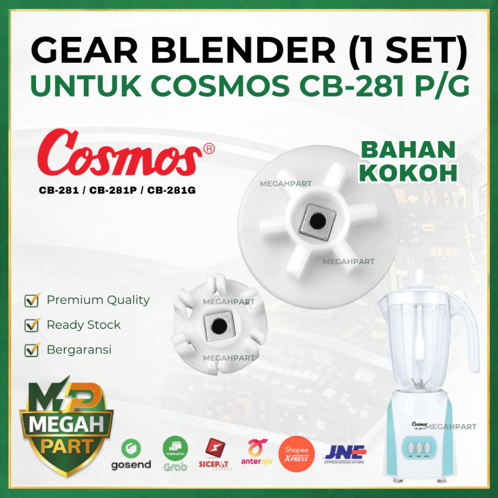 Karet Gear Blender COSMOS CB-281 CB281P CB281G - Gear Pemutar Blender COSMOS CB-281 - Kopling Blende