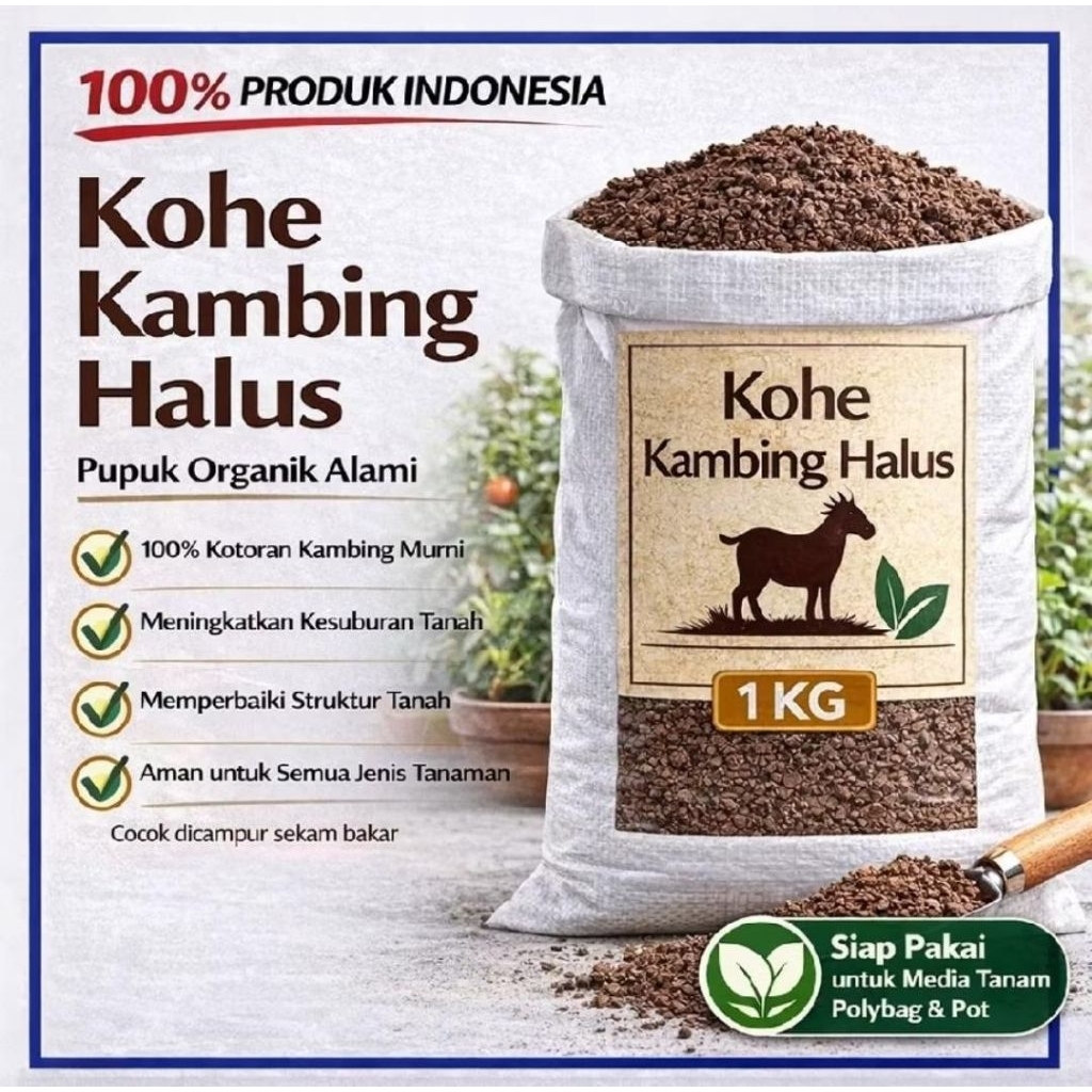 kohe kambing halus 1kg
