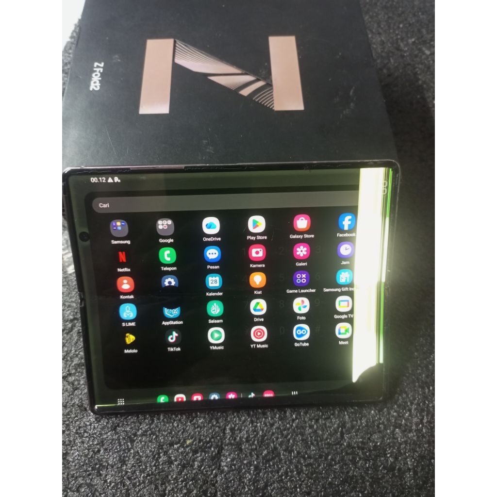 FULL SET SAMSUNG Z FOLD 2 RAM 12 / 256 GB RESMI - MINUS LCD DALAM DAN DEPAN LAINNYA JAMINAN NORMAL