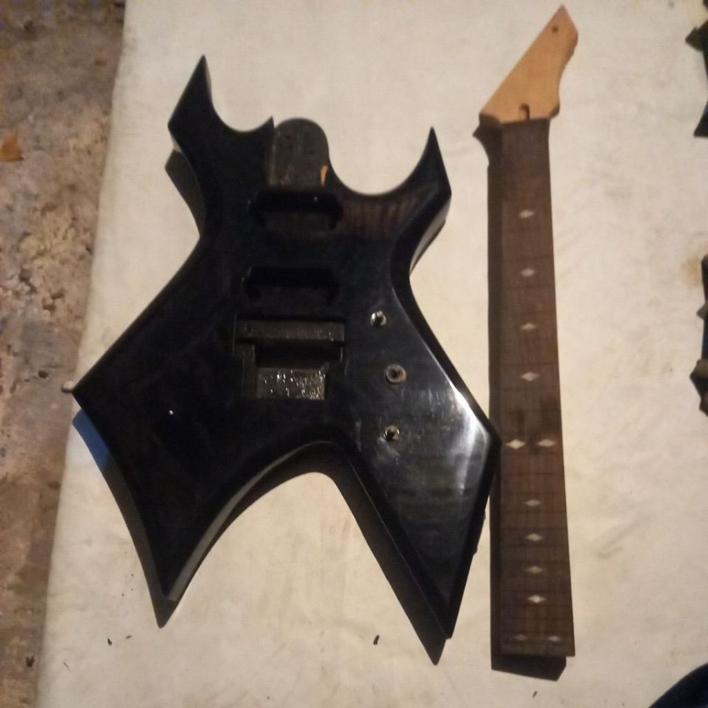 Gitar bodi neck BC rich 6 string original