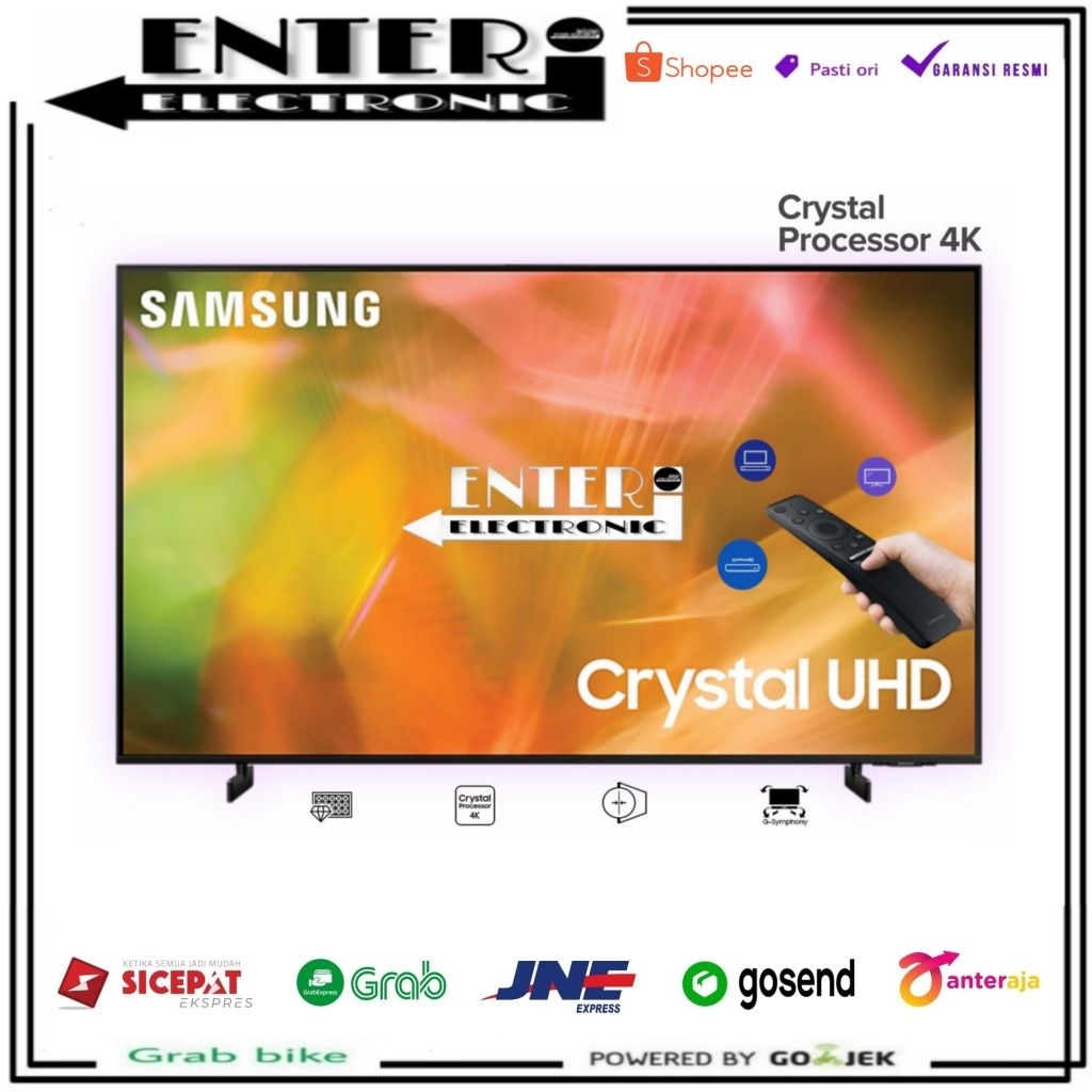 SAMSUNG LED UA43AU8000 - SMART TV LED 43 INCH CRYSTAL UHD 4K SAMSUNG UA 43AU8000