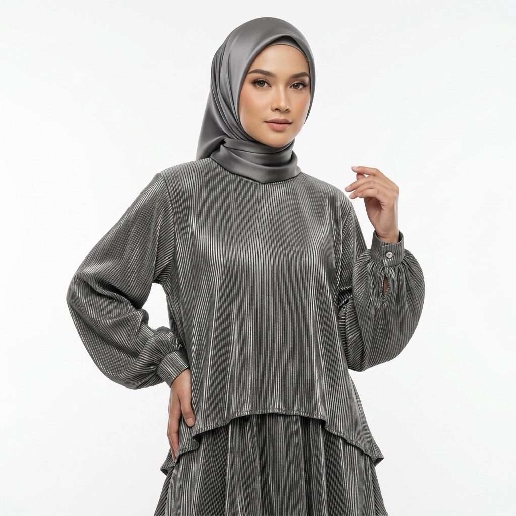 Blouse plisket premium