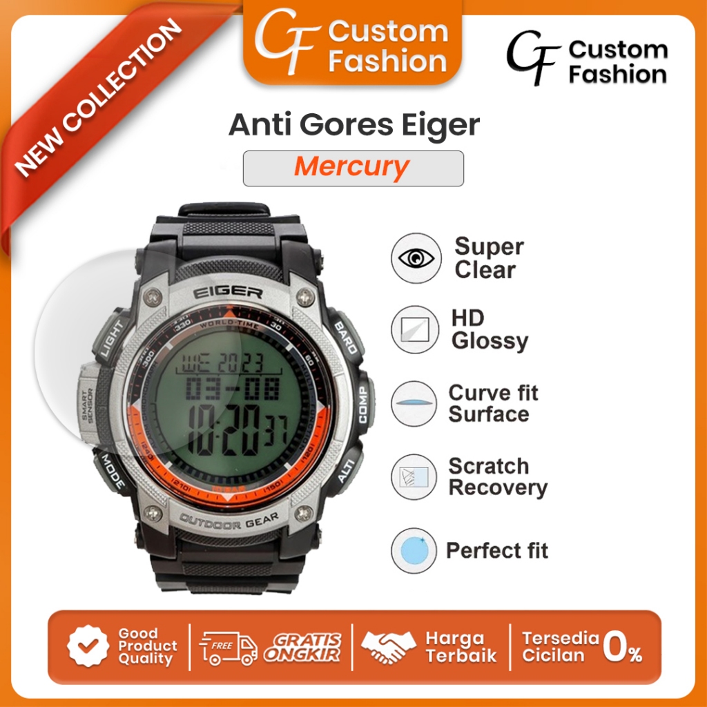 Anti Gores Jam Tangan EIGER MERCURY Hydrogel