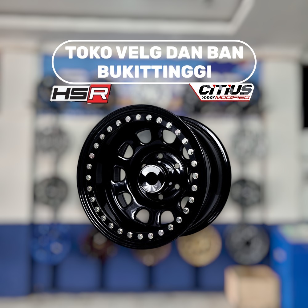 VELG BEADLOCK R16 LEBAR 10 INCHI BUAT MOBIL RANGER PAJERO STRADA FORTUNER DLL