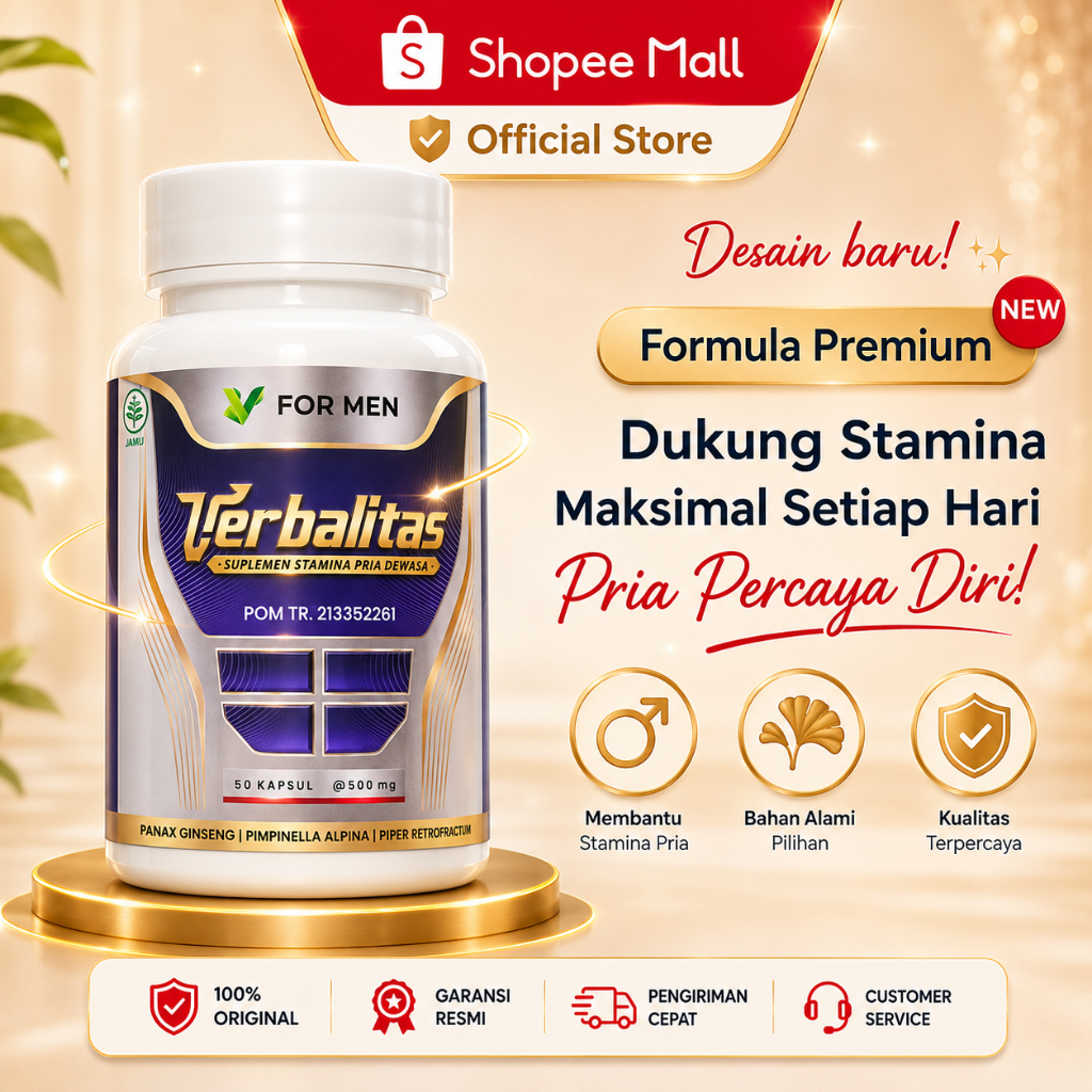 VERBALITAS - Suplemen Penyubur Sperma Obat Pengental Penambah Sperma Atasi Sperma Encer SpermaMandul