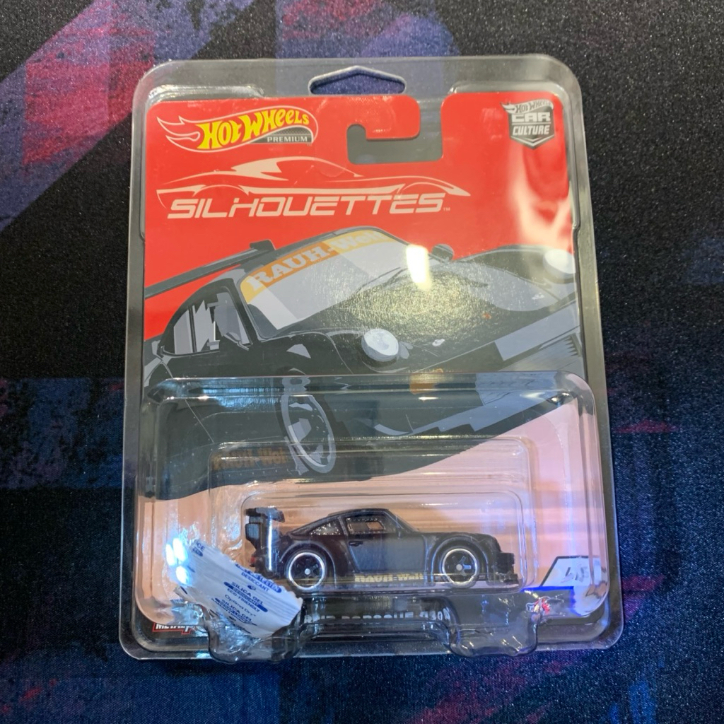 hot wheels premium silhouettes rwb porsche 930 hitam