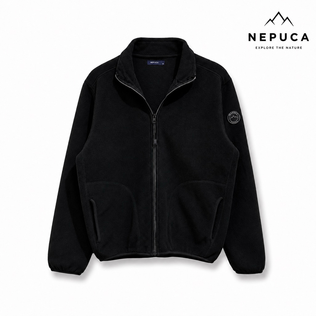 Jacket Casual Tracktop Nepuca Polar Black Original - M