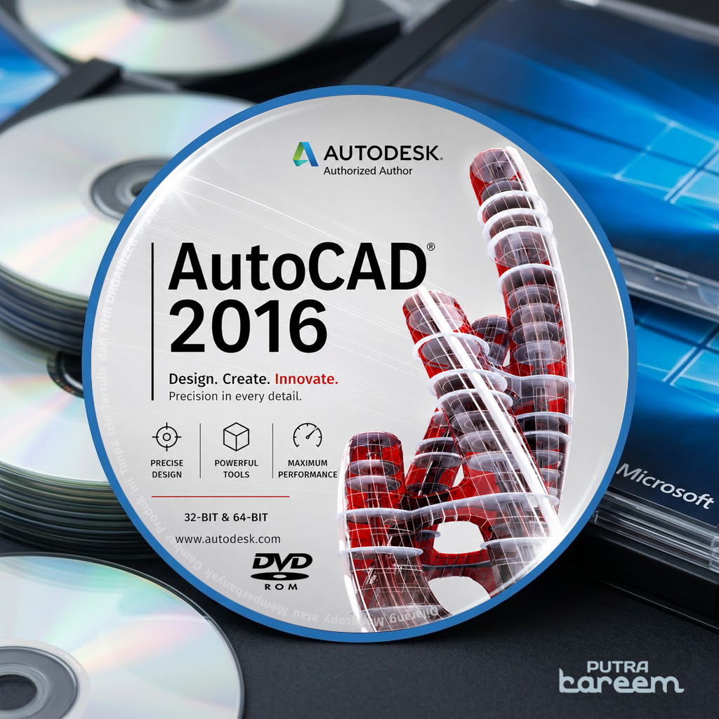 CD/DVD Installer AutoCAD 2016 Full Version