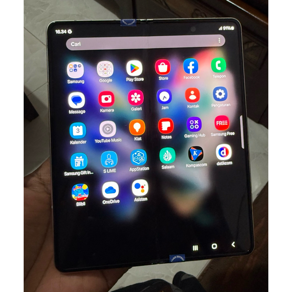 hp second samsung galaxy Z Fold3 Fold 3 5G 12/512GB ex sein indonesia