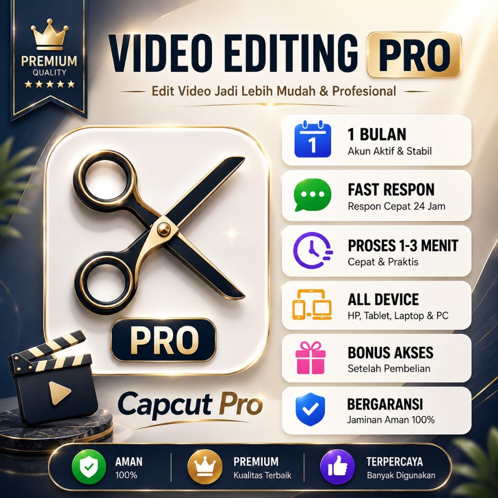 CAPCUT PRO TEMPLATE PREMIUM FULL AKSES
