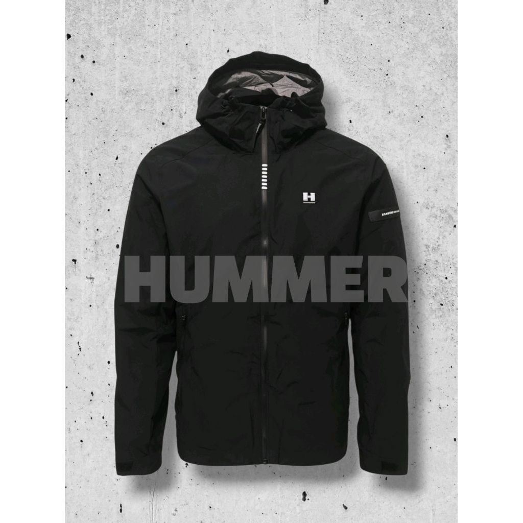jaket HUMMER bahan blocktech waterproof bekas pakai recomend