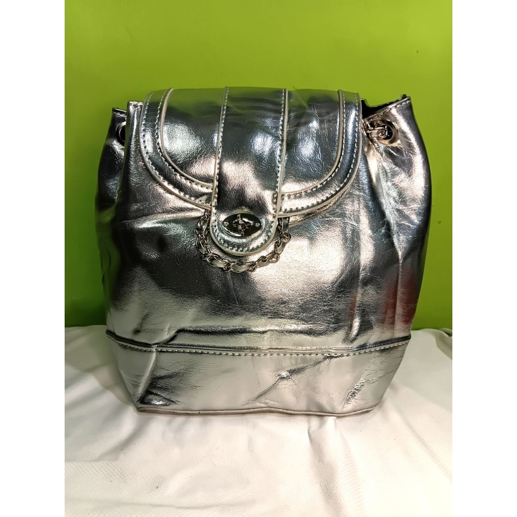 tas ransel cewek kulit asli preloved luar
