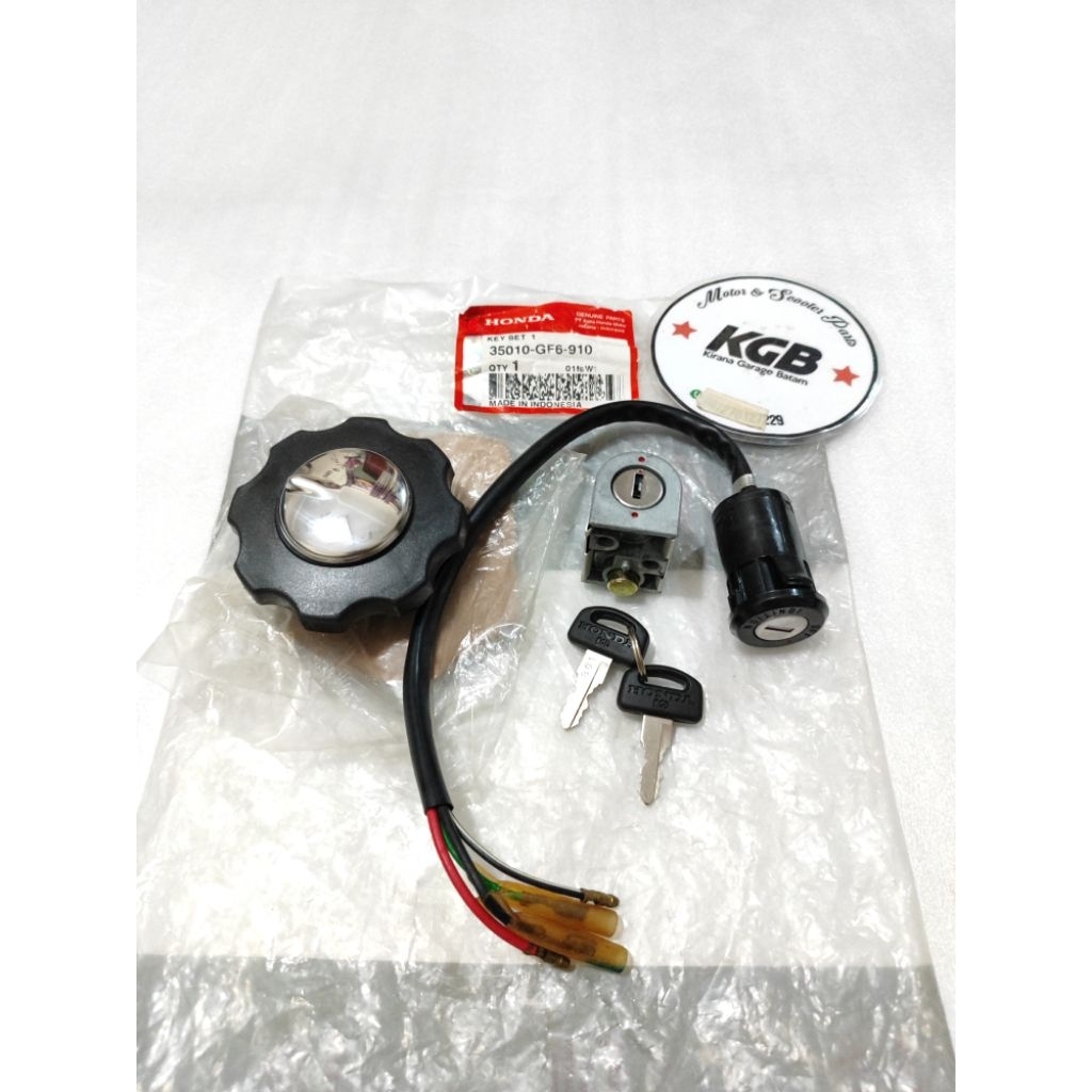 kunci key set motor honda win muda Ori baru ahm 35010 gf6 910