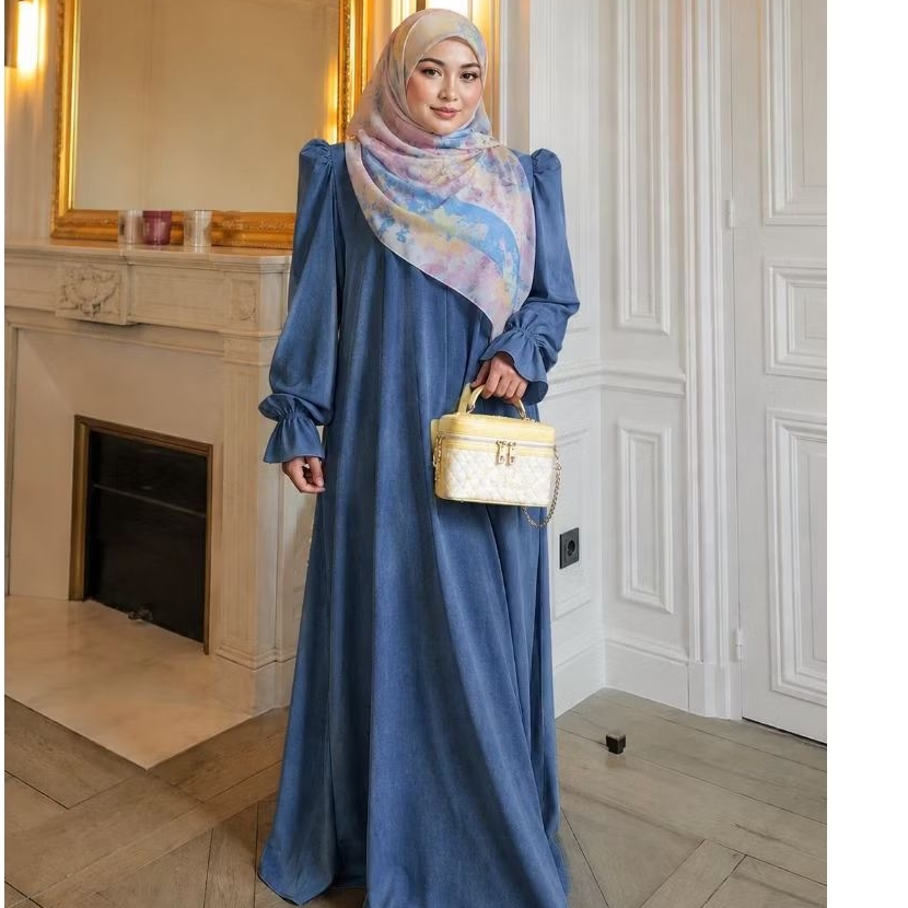 gamis polos shella saukia