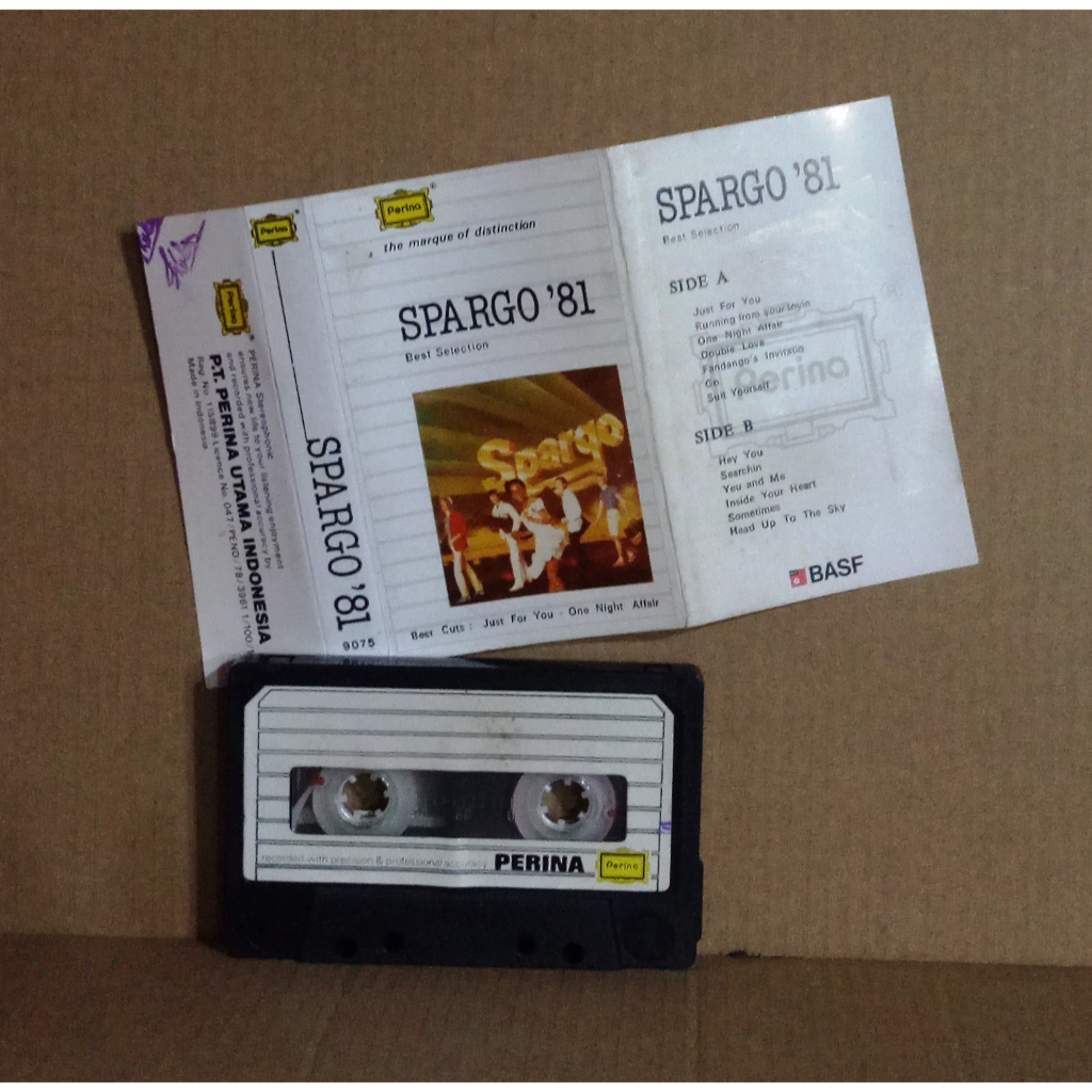 SPARGO - BEST SELECTION - Kaset