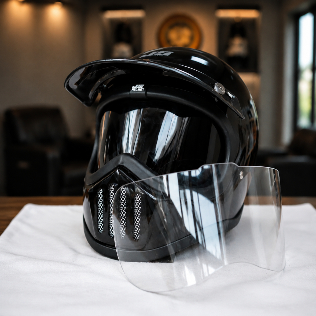 Kaca Helm Cakil Custom Untuk Helm Js Cakil/visor helm/kaca helm cakil/visor clear/kaca hitam