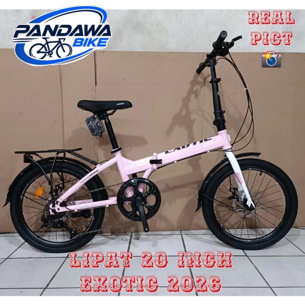 Sepeda Lipat 20 inch Exotic 2026 New Folding Bike Anak & Dewasa