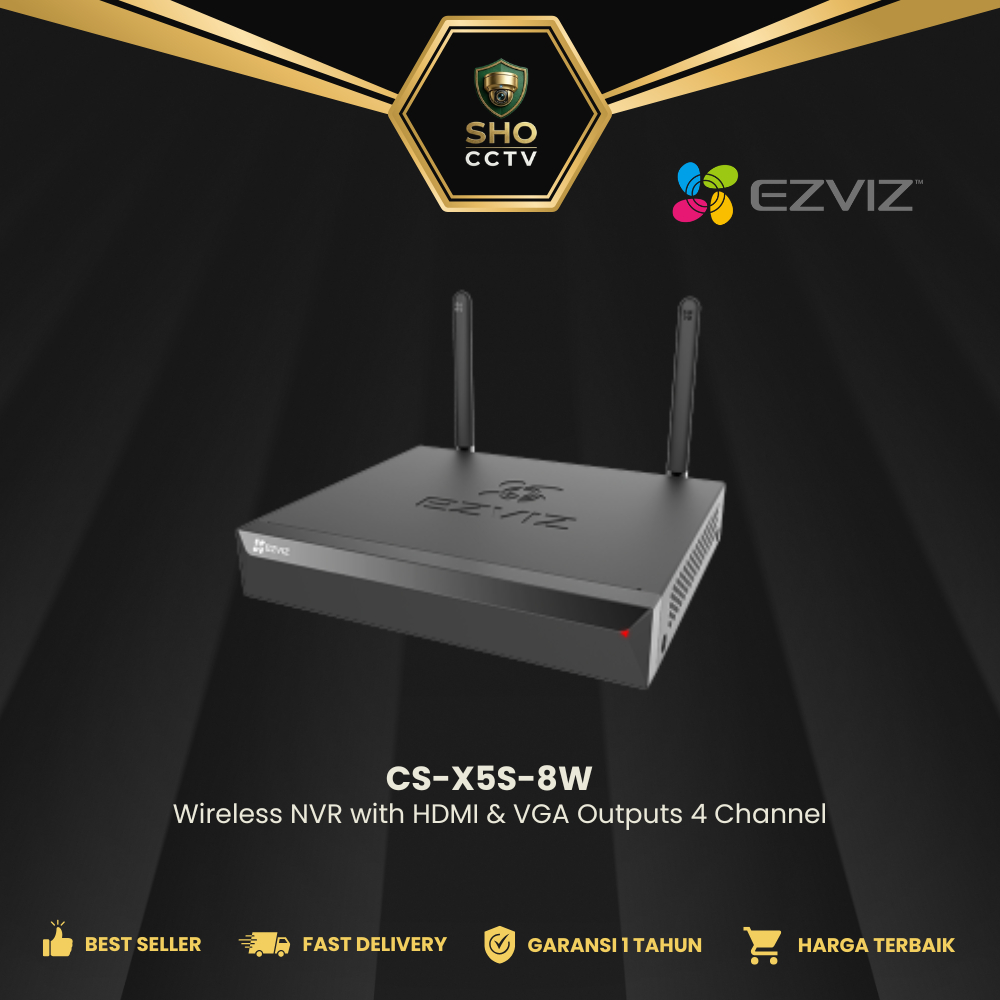 EZVIZ CS-X5S-8W NVR 8 Channel Network Smart Home Security Recorder NVR EZVIZ 8Channel