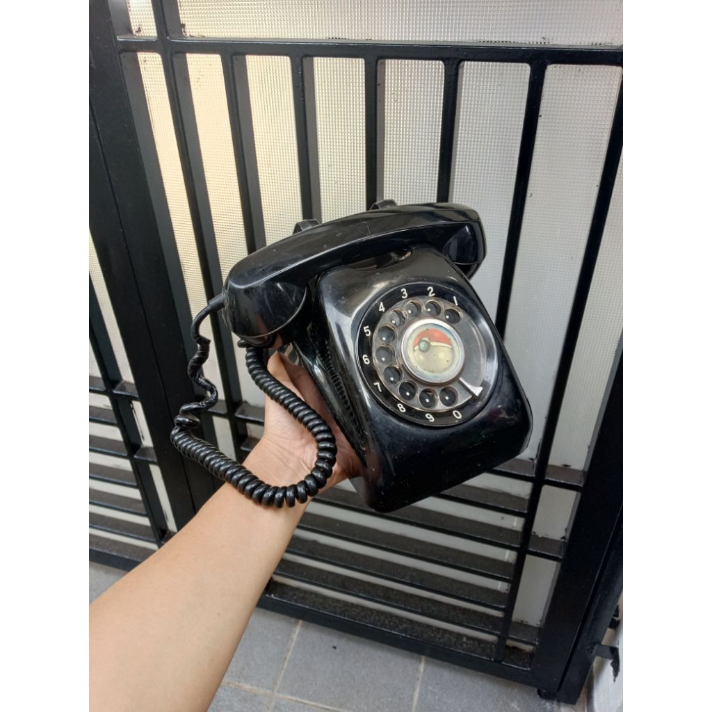 Telepon Putar Jadul Telpon Putar Retro Antik Vintage Telephone Rotary Japan