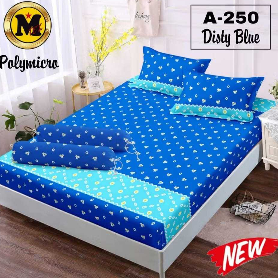 [HARGA SPESIAL] Sprei Motif Batik Jumputan Free 2 Sarban 1 Sargul Ukuran 90 120 160 180 x 200