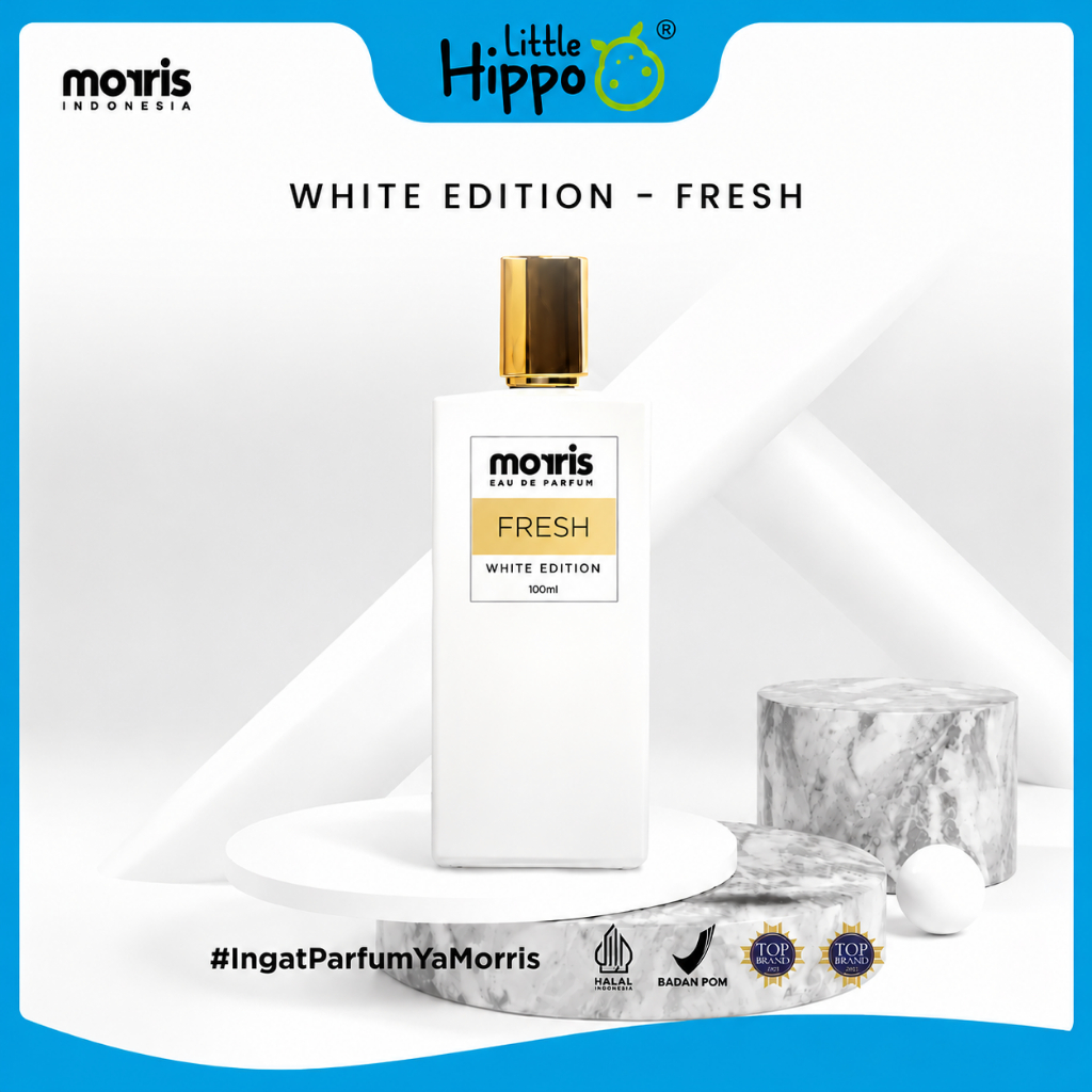 Morris Eau De Parfum White Edition Fresh 100ml Parfum Pria Morris