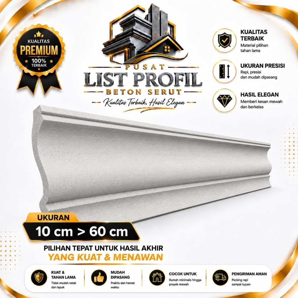Lisplang Profil Beton List Profil Beton Profil Beton Tempel